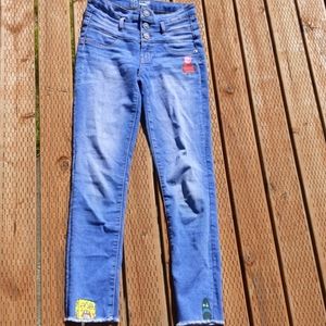 Costum cartoon painted pants